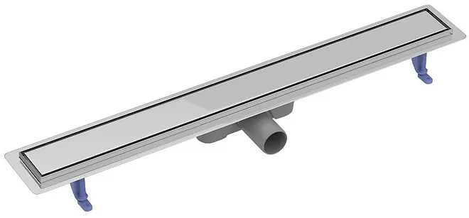 Cersanit Tako, lineárny odtokový žľab s obojstranným roštom 80cm, nerez, S907-010
