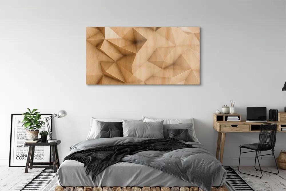 Obraz plexi Solid mozaika drevo 140x70 cm