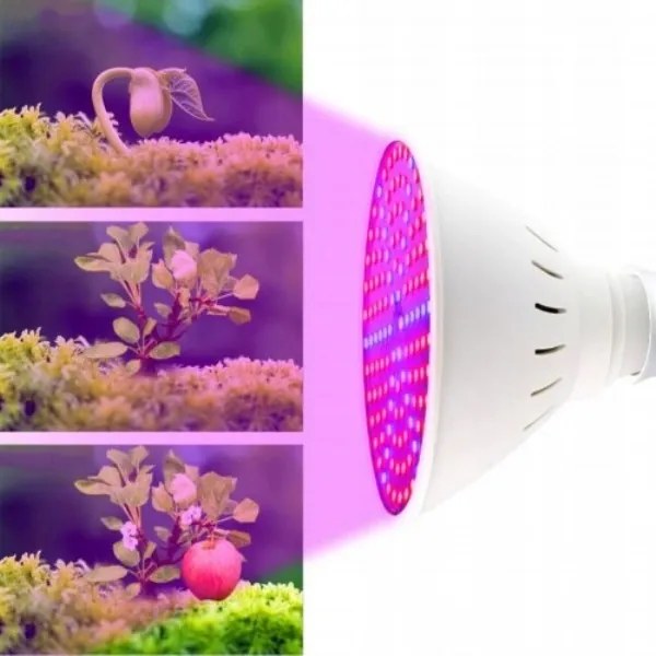 LED Lampička pre pestovanie rastlín s klipom 200 LED 9.5 W ML16348