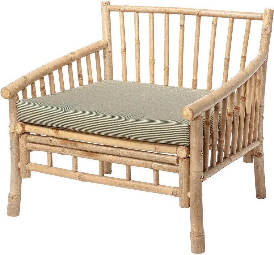 Bambusové záhradné kreslo v prírodnej farbe Sole – Bloomingville