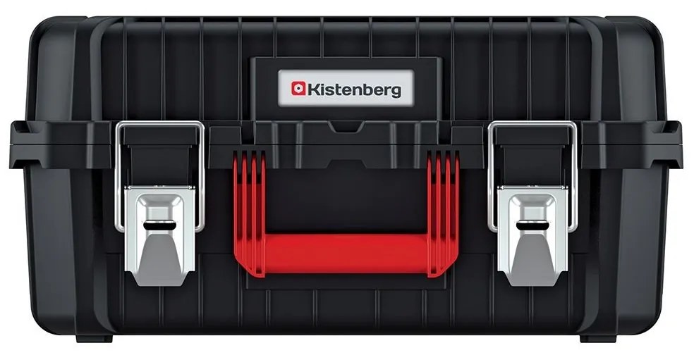 Kistenberg Kufor na náradie s kov. zámky HEAVY čierny 445x360x216