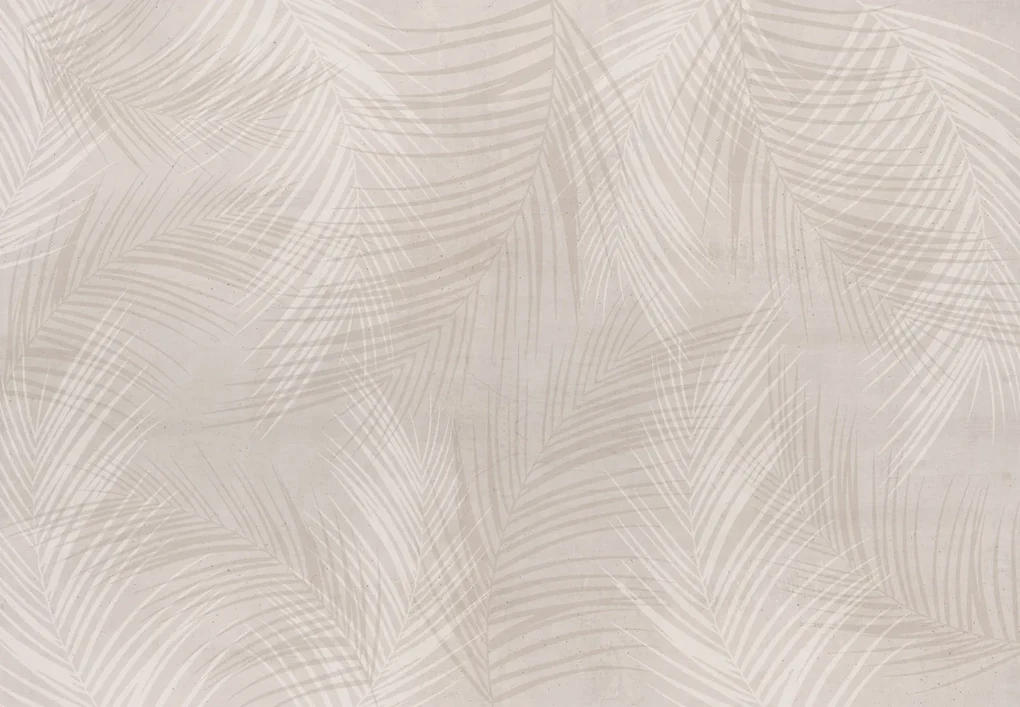 Fototapeta - Béžové lístky I. (147x102 cm)