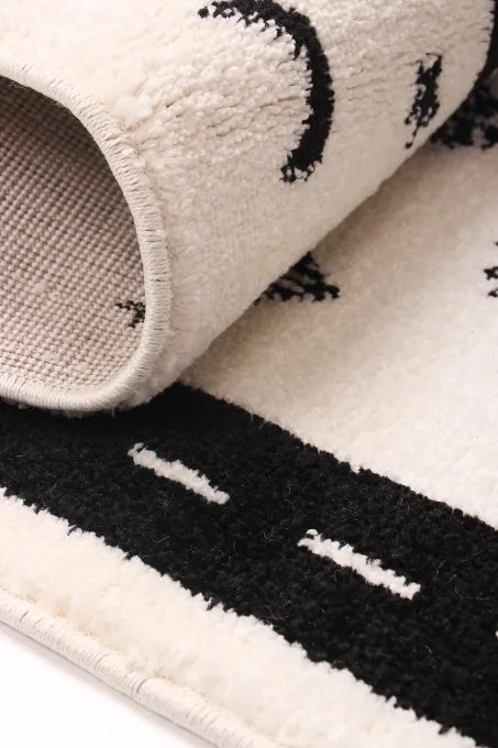 Detský koberec Kiddy H046A svetlosivý