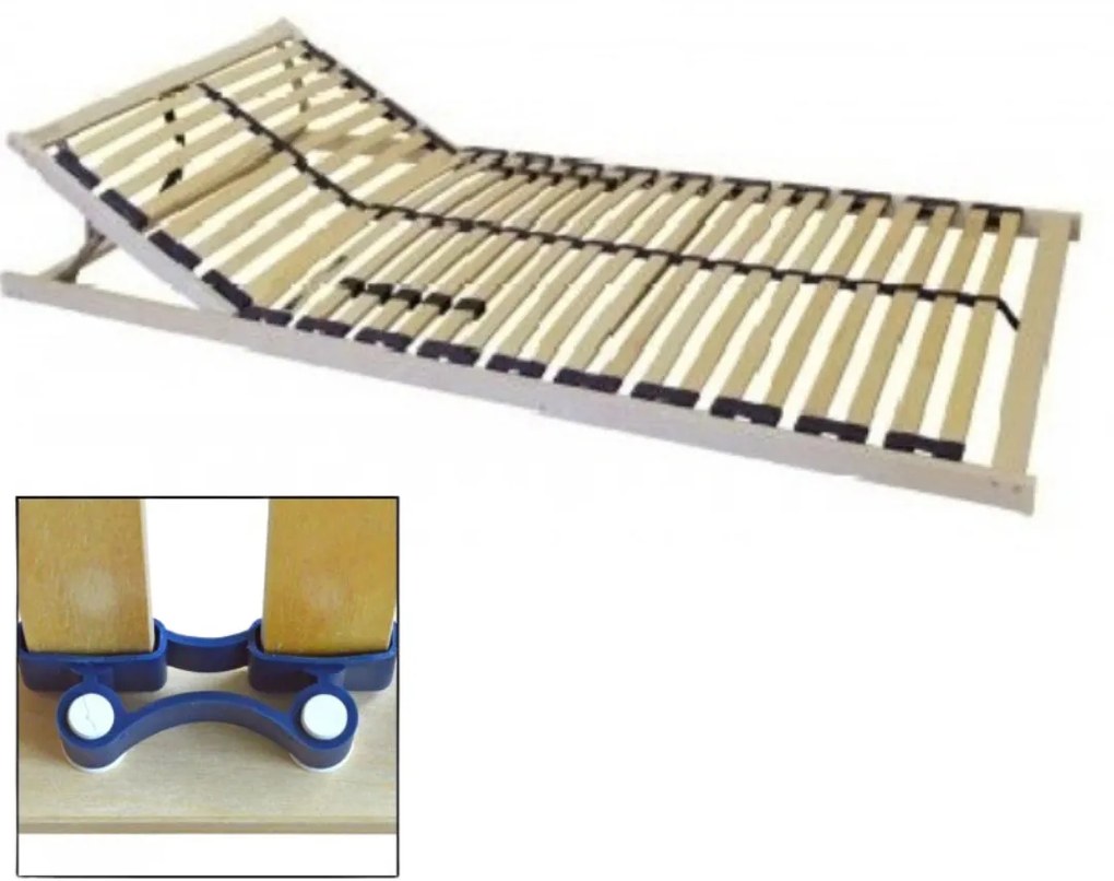 Lamelový rošt polohovateľný OPTIMAL H 5V TiaHome - 80x200cm