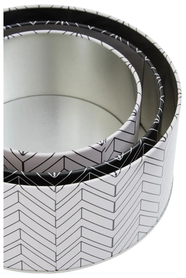 Kovové dózy v súprave 3 ks na potraviny Urban – Premier Housewares