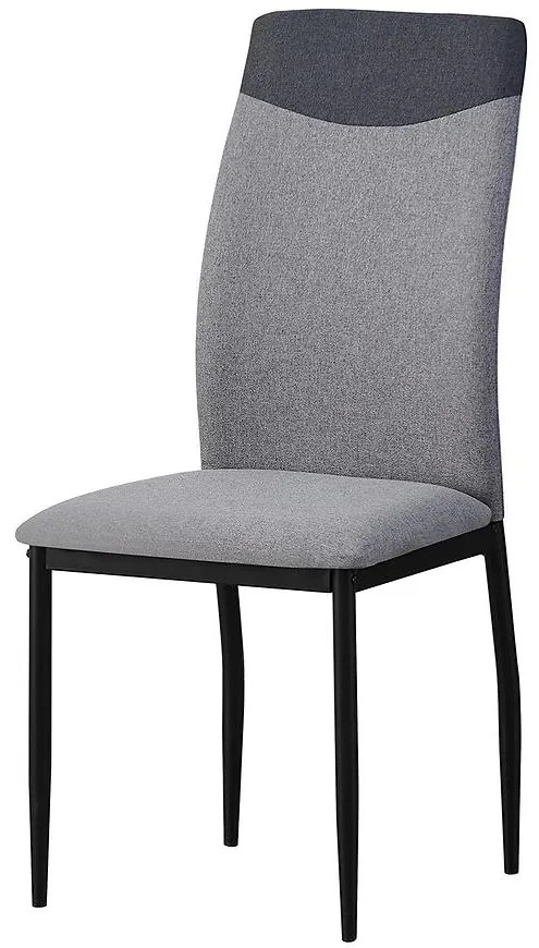 Stolička Pegasus 10426 sivá/čierna