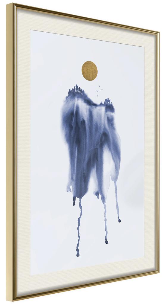 Artgeist Plagát - Watercolour Abstraction [Poster] Veľkosť: 20x30, Verzia: Čierny rám