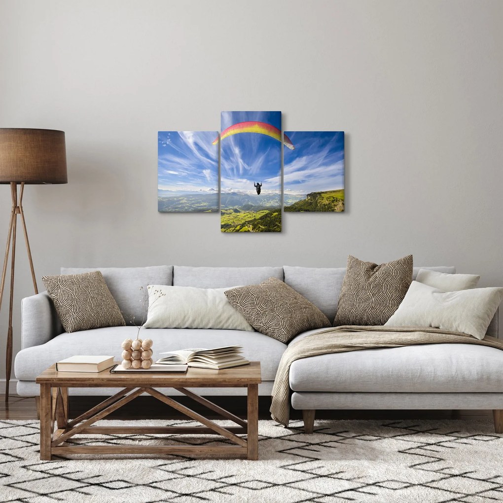 Obraz - Paragliding (90x60 cm)
