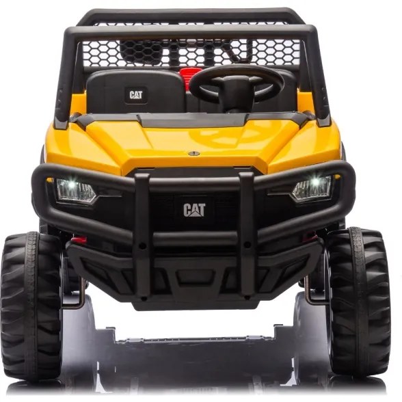 Elektrické autíčko CAT 60W/7500 mAh žltá/čierna + DO