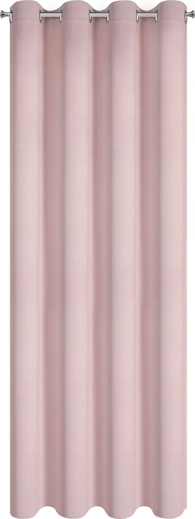 ZÁVES NA KRÚŽKOCH NERISA 140X250 CM PUDROVÁ