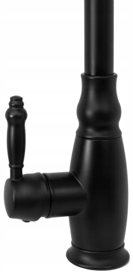 Gamma Retro, stojanková drezová batéria, čierna matná, GMA-BROKWW-BK