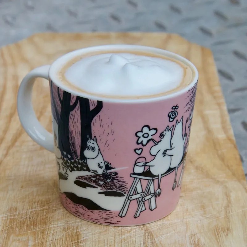 Hrnček Moomin Love 0,3l, ružový / 30. výročie, darčekový box