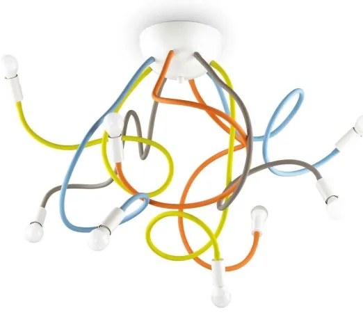 Ideal Lux - Luster na tyči MULTIFLEX 8xE14/28W/230V