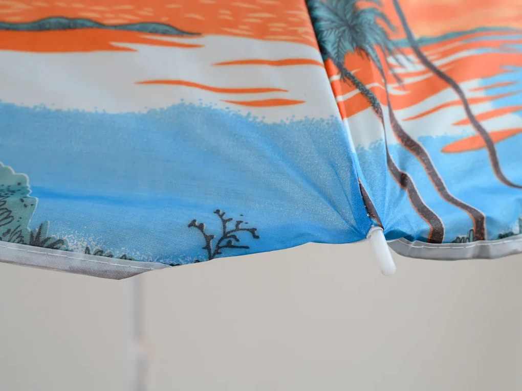 Slnečník SUNSET BEACH 180 cm, oranžový