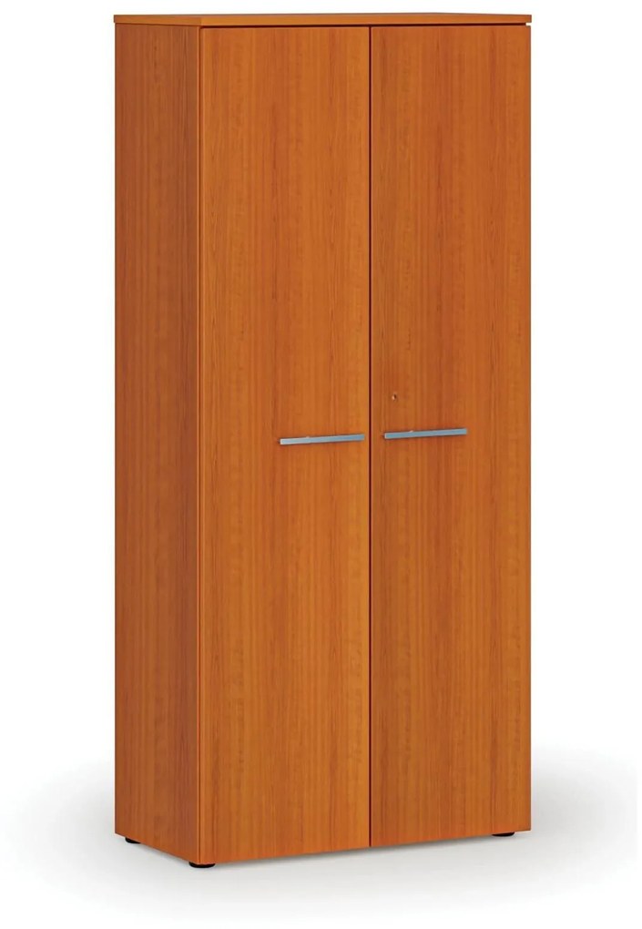 Šatníková skriňa s výsuvom PRIMO WOOD, 1781 x 800 x 420 mm, čerešňa