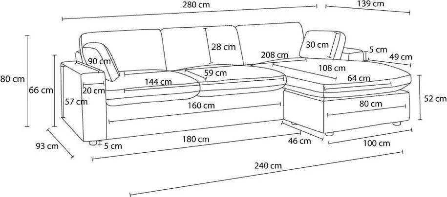 Zelená menčestrová rohová pohovka Belair – Bobochic Paris