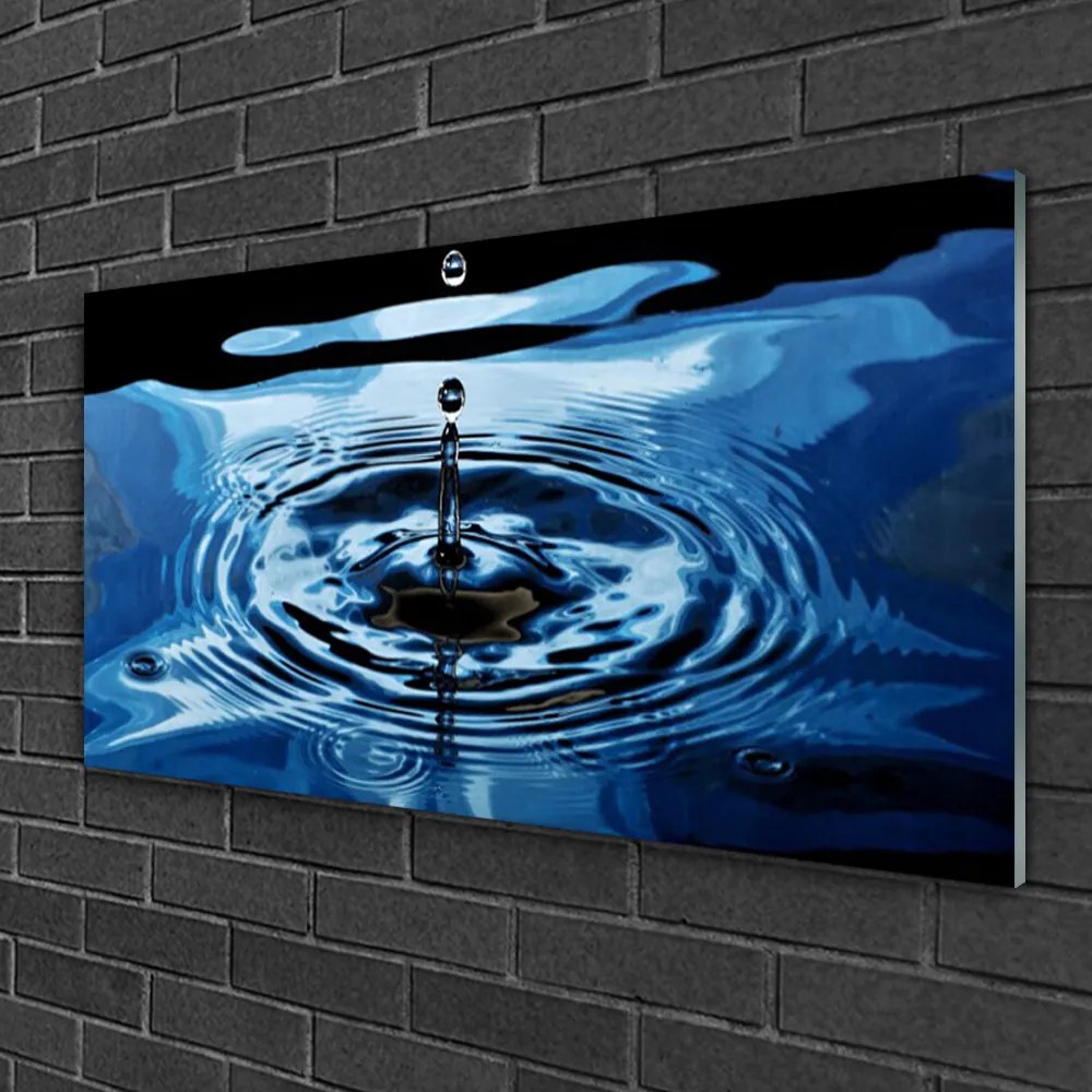 Obraz na skle Voda umenie 120x60 cm