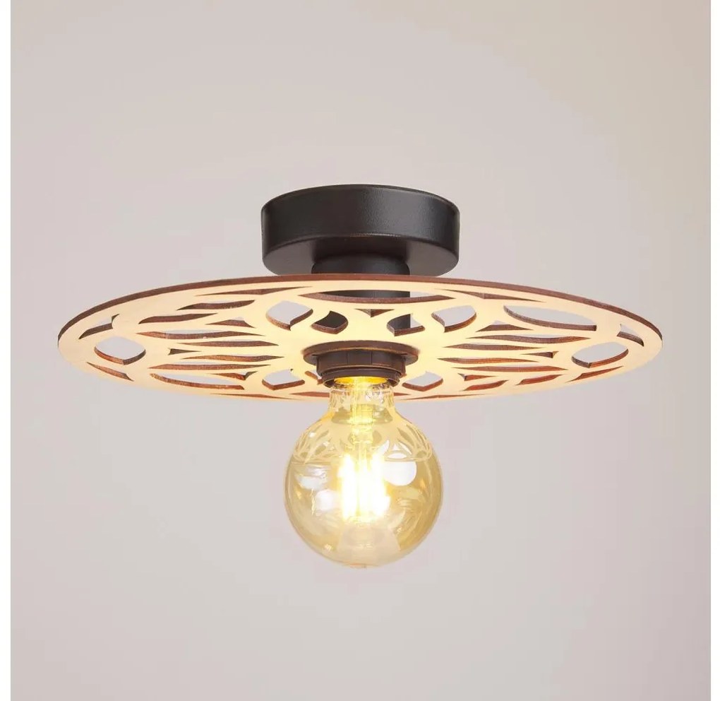 Prisadený luster FALCO 1xE27/60W/230V pr. 30 cm béžová