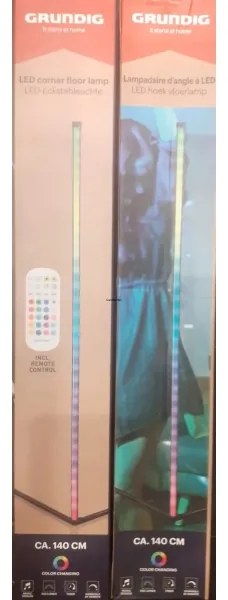 Grundig - LED RGBW Stmievateľná stojacia lampa LED/6W/230V + diaľkové ovládanie