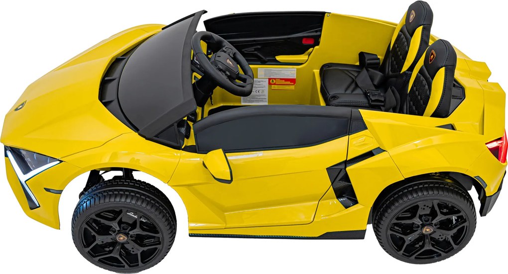 Ramiz Lamborghini Revuelto XL vozidlo Žltá