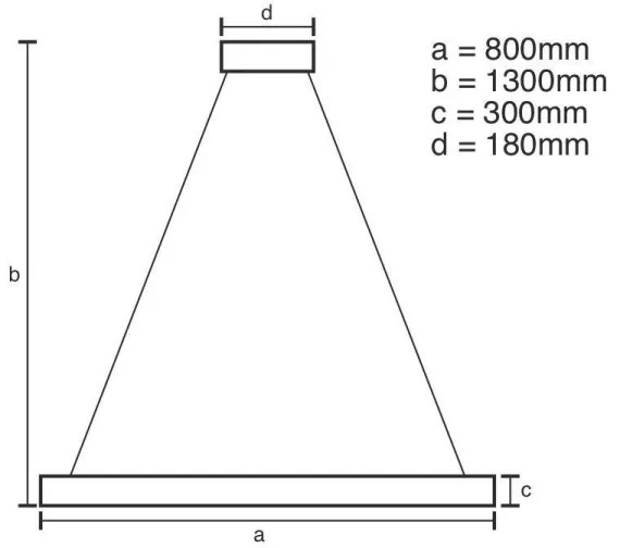 LED Stmievateľný luster na lanku LED/175W/230V 3000-6500K zlatá + diaľkové ovládanie