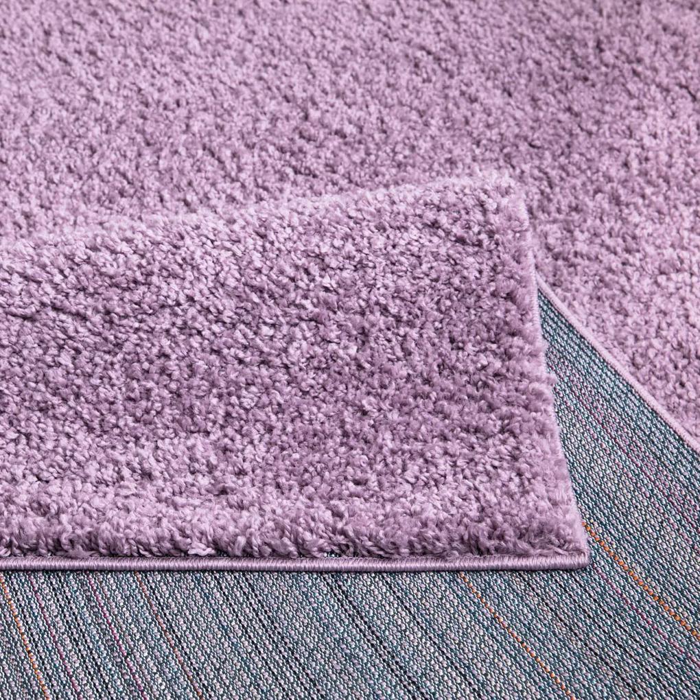 Dekorstudio Shaggy koberec CITY 500 fialový Rozmer koberca: 100x200cm