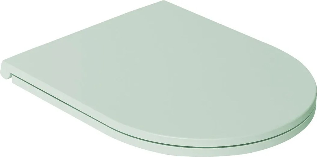 Isvea Isvea, INFINITY WC sedátko SLIM, Soft Close, Easy Take, svetlá zelená, 40KF0542I
