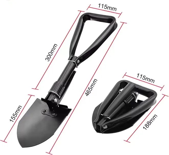 CROWNMAN Taktická vojenská lopata + obal