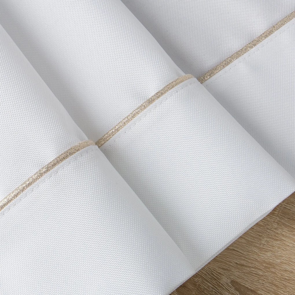 BEHÚŇ NA STÔL KARIN 40X180 CM BIELY