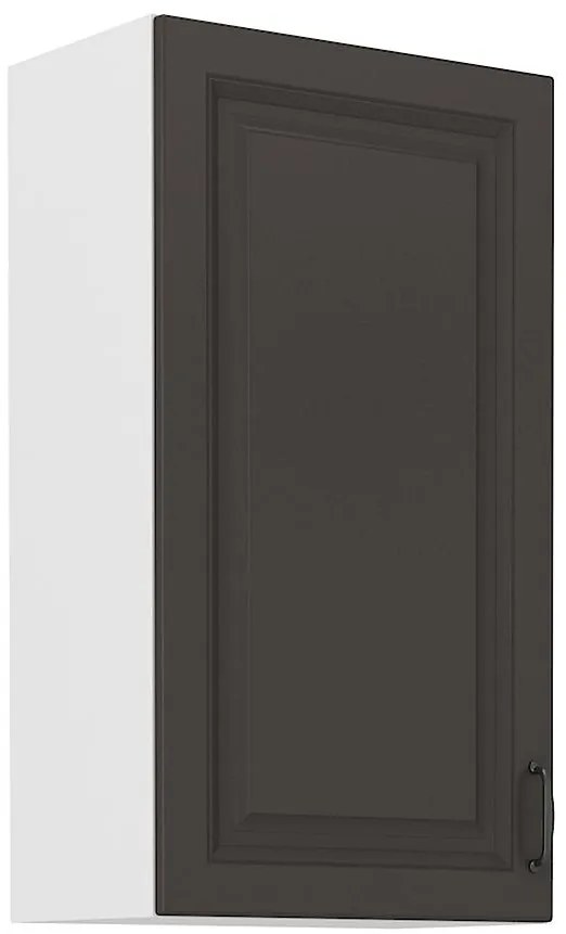 Kuchynská skrinka STILO grafit mat/biely 50g-90 1f