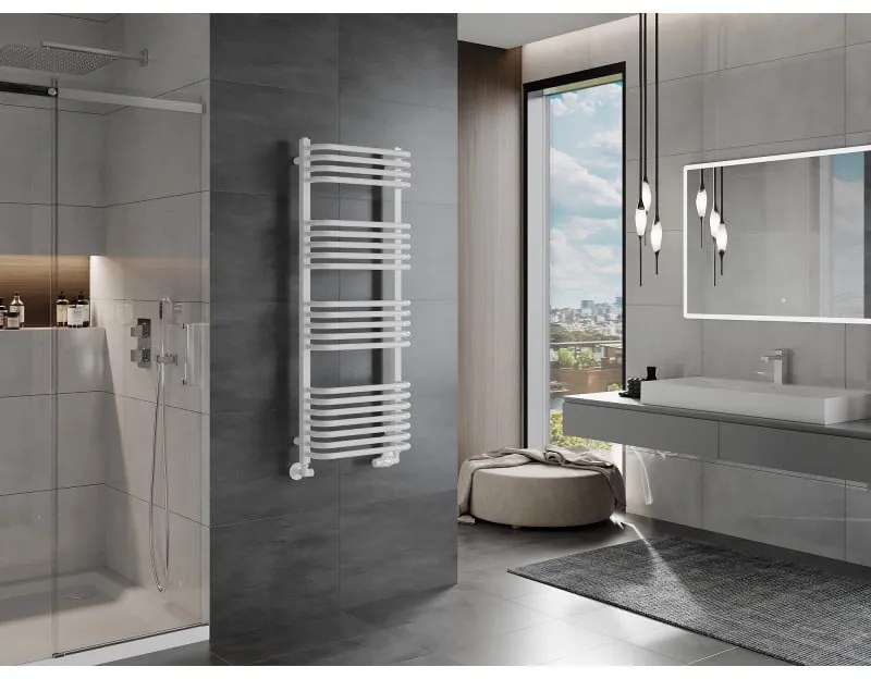 Mexen Apollo, vykurovacie teleso 1210 x 450 mm, 563 W, biela, W117-1210-450-00-20