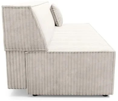 Rozkladacia trojmiestna pohovka s úložným priestorom TERAMO, béžová