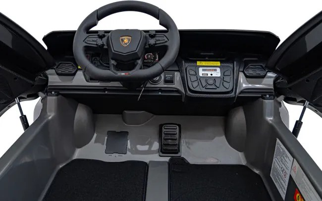 Elektrické autíčko Lamborghini Revuelto XL sivé