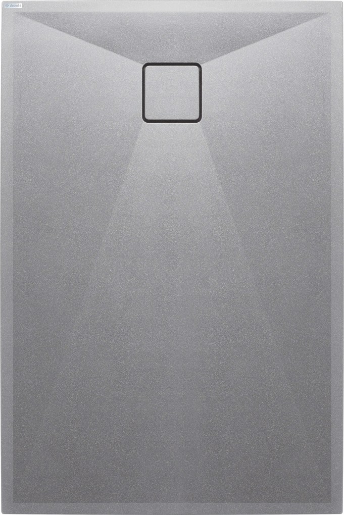 Deante Correo, obdĺžniková granitová sprchová vanička 140x90 cm, šedá, DEA-KQR_S47B