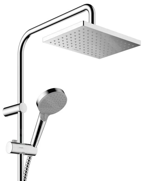 Hansgrohe Vernis Shape, sprchový set Showerpipe 230 s termostatom, Green, chrómová, HAN-26319000