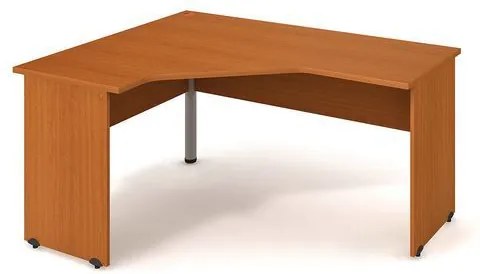 Rohový kancelársky stôl Gate, 160 x 120 x 75,5 cm, ľavé vyhotovenie, dezén čerešňa