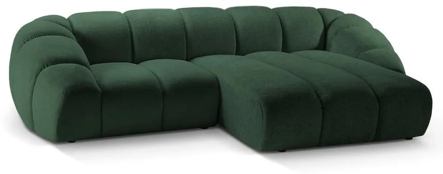 Zelená rohová pohovka (pravý roh) Diana – Micadoni