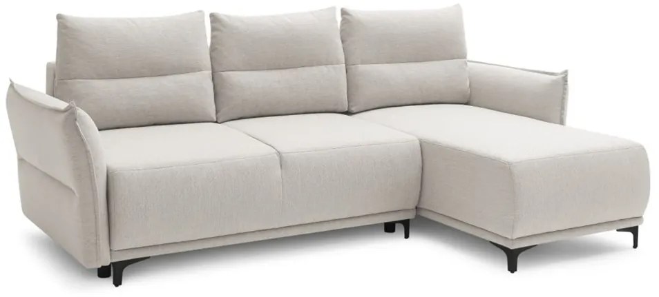 Krémová rohová sedacia súprava SORRENTO Varianta sedačky: Ľavý roh