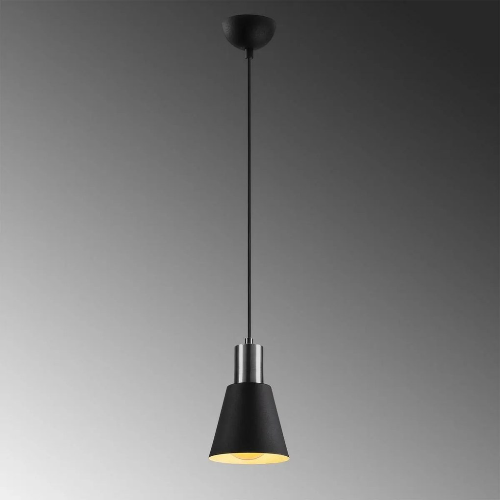 Závesný luster Kem - 6362, čierna