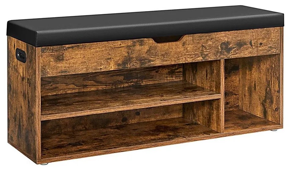 Botník VOREN hnedý/čierny