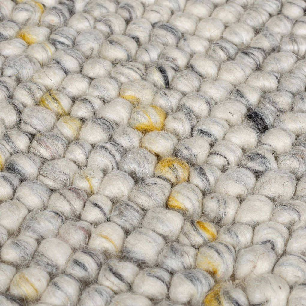 Flair Rugs, AKCIA: 120x170 cm Ručne tkaný kusový koberec Minerals Black/White, biela, chodba / predsieň