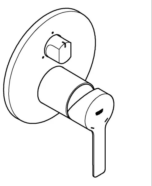 GROHE 24095001 - Batéria LINEARE lesklý chróm