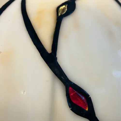 Stojacia lampa Tiffany štýl Chain kolekcia GENTLE Ø51*160 cm