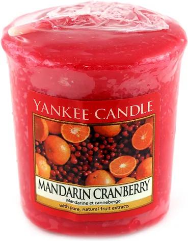 Sviečka Yankee Candle Mandarinky s brusnicami, 49 g