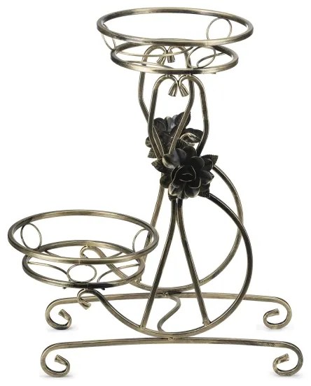 Stojan na kvety 64x54 cm zlatá