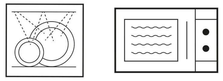 Bielo-šedá porcelánová miska Cats and Kittens – Ø14*7 cm / 500 ml