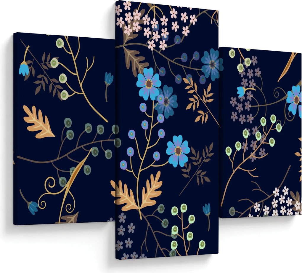 Obraz - Jesenné kvety (90x60 cm)