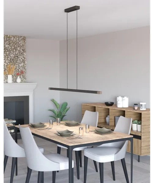 Eglo 900175 - LED Stmievateľný luster na lanku LISCIANA LED/22W/230V 3000K