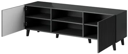 Tv stolík/skrinka Tilderi Grey 150, Farby: antracit