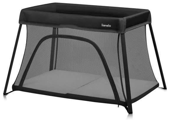 Lionelo - Cestovná postieľka 3v1 ALICE čierna